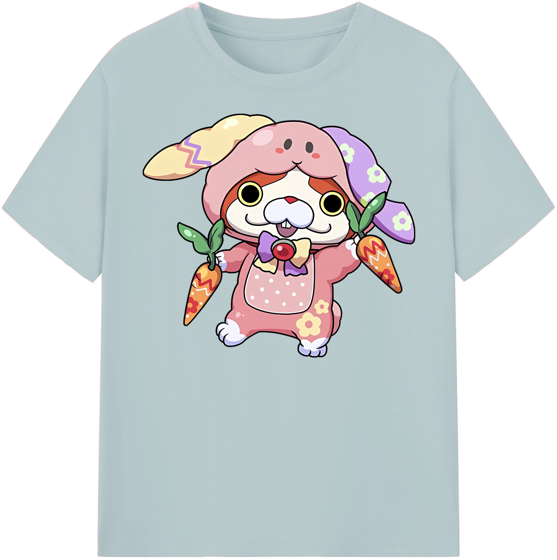 （画像用） 妖怪ウォッチ Yo-kai Watch 綿100％半袖Tシャツ（フロントプリント）